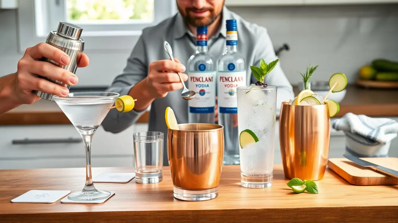 vodka cocktails at home