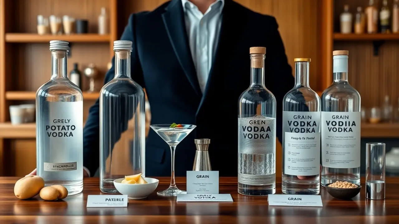potato vodka vs grain vodka