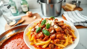 vodka pasta with sausage