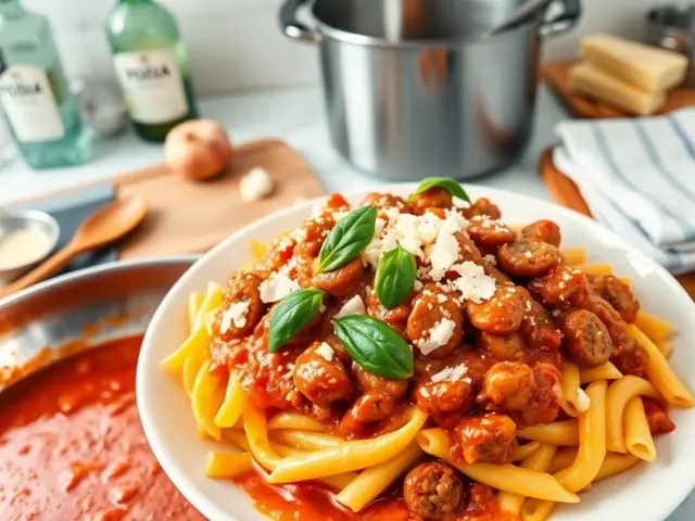 Creamy Vodka Pasta With Sausage: A Simple 30–Minute Weeknight Recipe