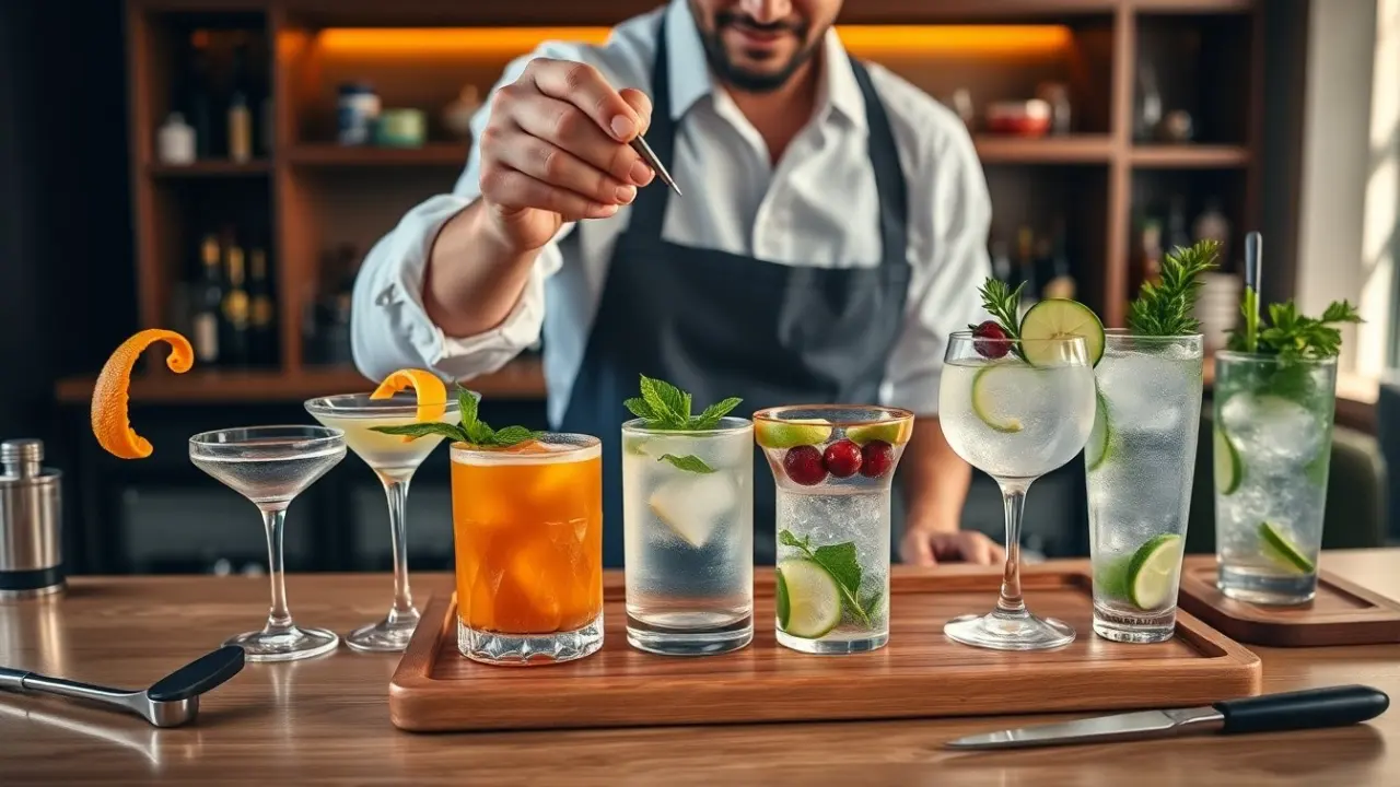 cocktail garnish ideas